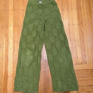 Baserange 100% organic cotton checkered pants